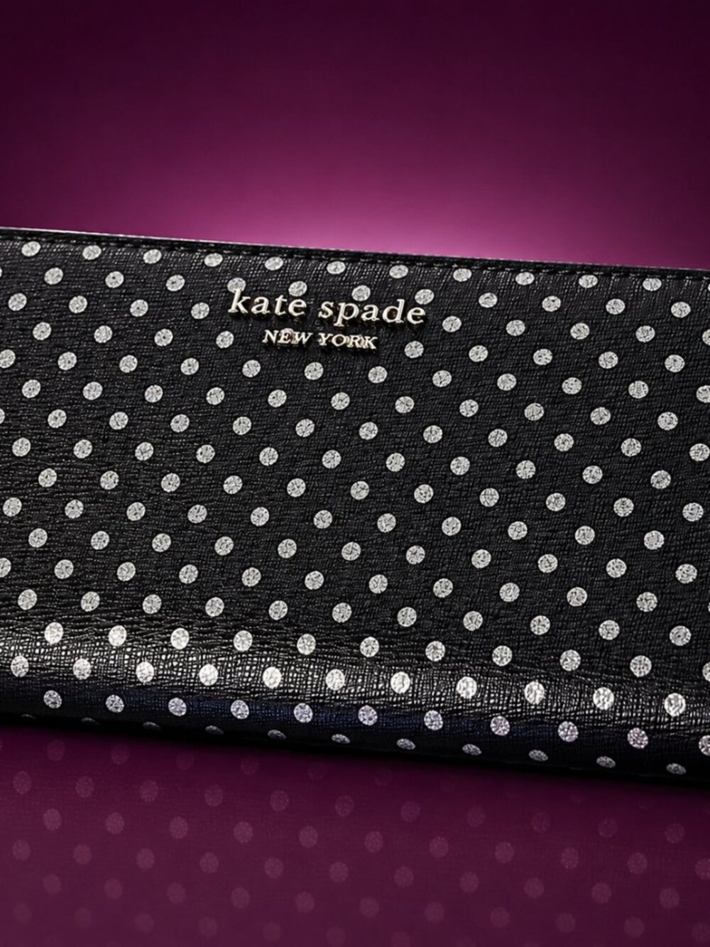 KATE SPADE New York Spencer Continental Saffiano Leather Long Zip Around Wallet - Picture 13 of 15